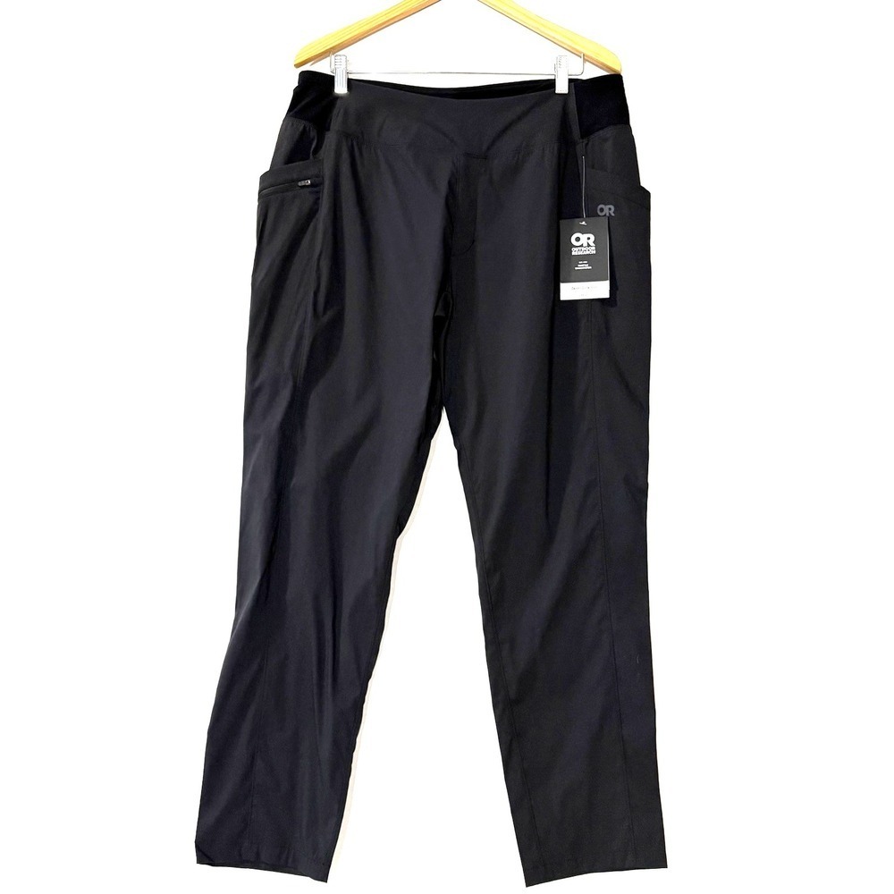 Outdoor Research Pants Zendo Womens XL Active UPF 50+ Black Elastic Waistband